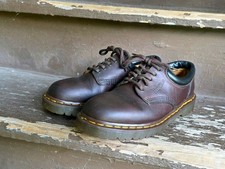 Dr Martens 8053 Made in England Dark Brown Leather Oxford Shoes UK 6/ US 7