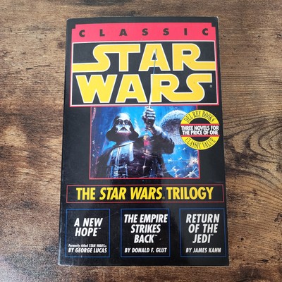 Classic Star Wars The Star Wars Trilogy 3 Novels 1987 1st Del Rey PB Edition VG!