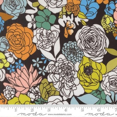 True to Hue Black as Night 11560 12 Moda fabrics ~By the yard