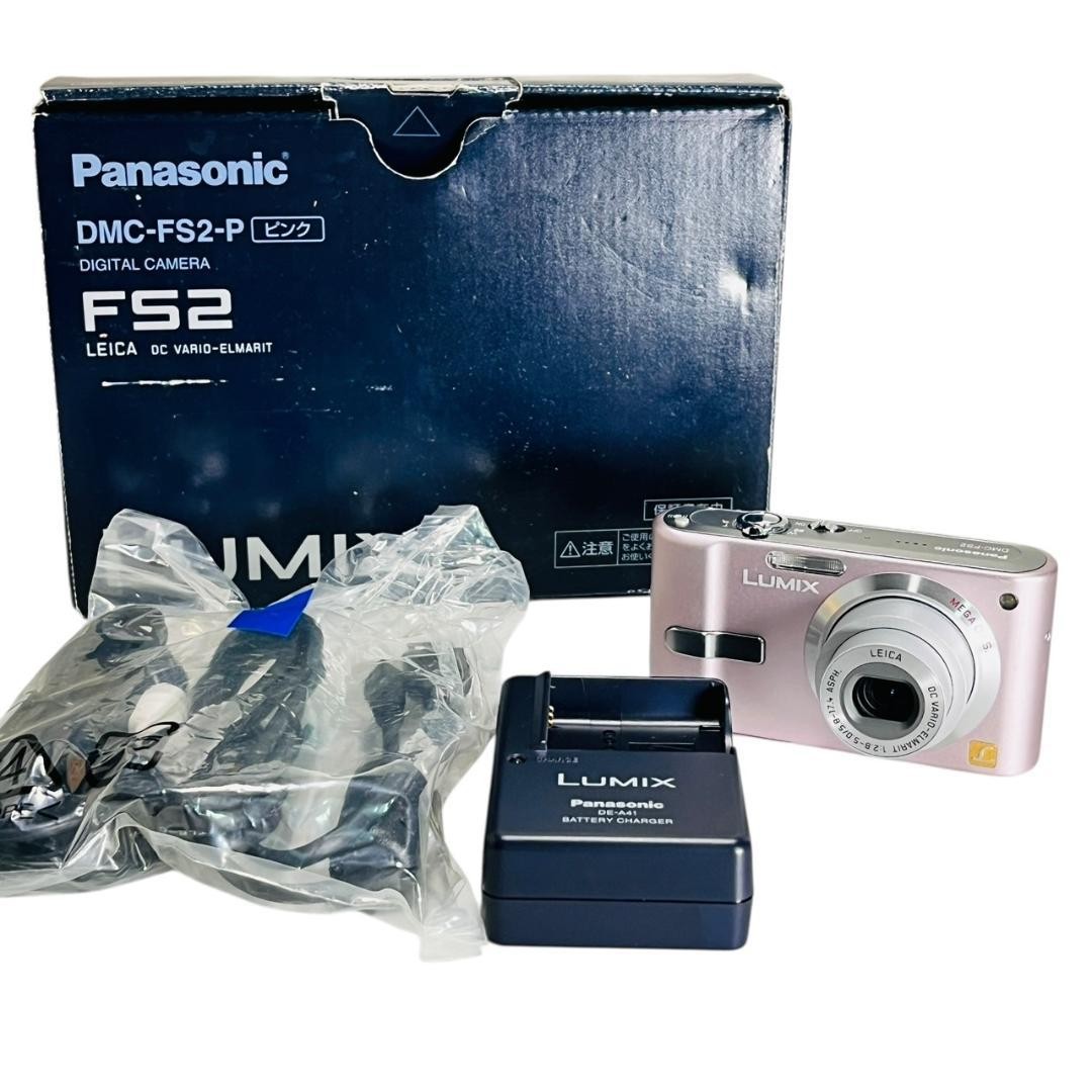 Panasonic パナソニック LUMIX DMC-FS20 ピンク Panasonic LUMIX DMC-FS20 Pink Digital Camera Compact Model