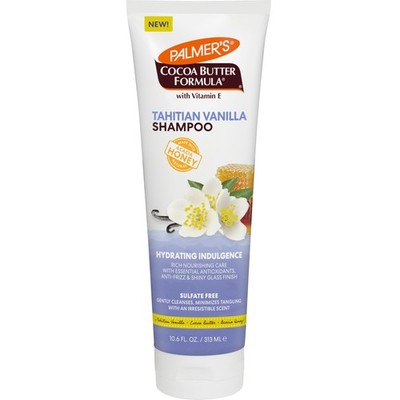 Hair Shampoo Cocoa Butter Tahitian Vanilla 10.6 Fl Oz Clear Palmer s Palmers