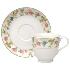 Johann Haviland Raspberry Rose Cup & Saucer 6586650