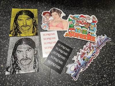 Supreme Santa Dash Rx Minis Angel Tag stickers Complete set of 7 December FW25