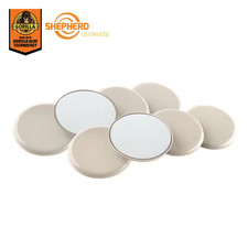 Ultimate 1-1/2 In. Beige round Self-Adhesive Furniture Sliders with Gorilla Glue