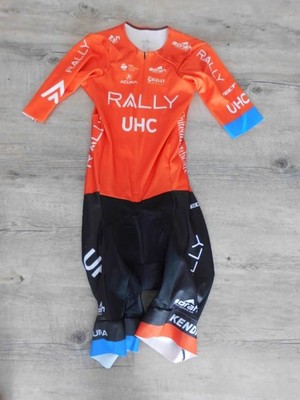 Broah Team UHC Rally Cycling SS Road Body  Aero Sprint Suit Einteiler / Skinsuit