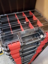 Small Parts Organizer 34-Compartments Double ...