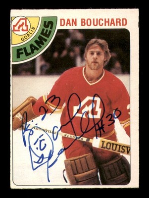Dan Bouchard Autographed Signed 1978-79 O-Pee-Chee Card #169 Atlanta Flames