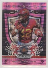2019 Panini Prizm Draft Crusade Pink Pulsar Prizm David Montgomery #12 se1
