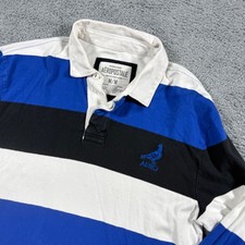 Vintage Aeropostale Striped Rugby Shirt Multicolor Long Sleeve Chest Logo - M