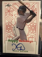 2023 Leaf Holiday Packs - Kahlil Watson #BA-KW1 (AU, RC)