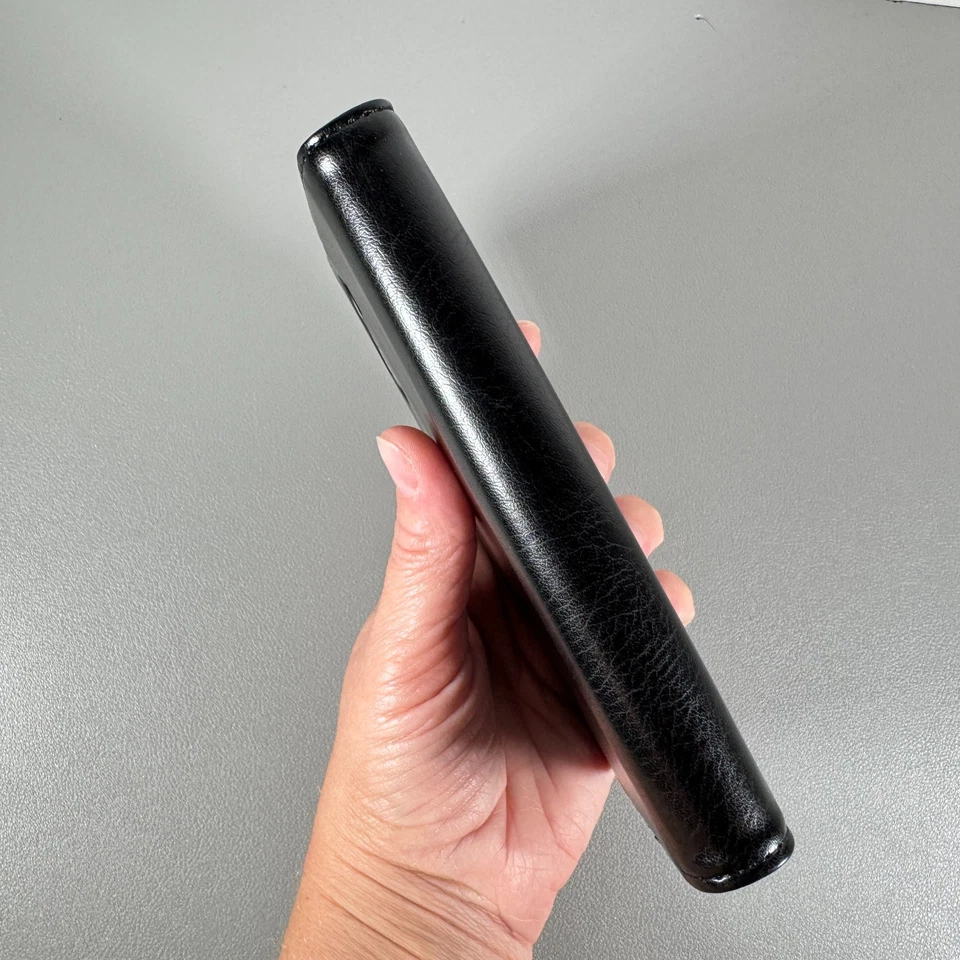 Capa carteira para Galaxy Note 10 - Couro sintético preto clássico | Skech Polo Book - Imagem 3 de 4