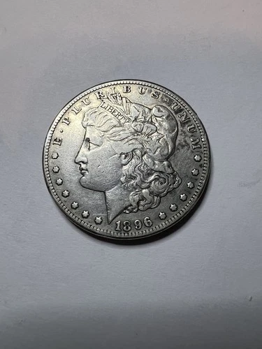 1 of 1896S Morgan Dollars Circulated 90% Silver