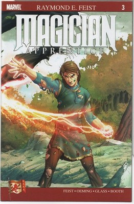 MAGICIAN APPRENTICE #3   2ND PRINT VARIANT - BRETT BOOTH COVER - 2006 - RARE