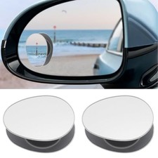 2PCS Blind Spot Car Mirror - HD Glass Frameless Convex Car Side Mirror Ellipse