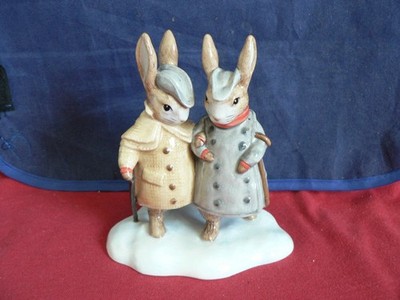 Beswick Beatrix Potter TWO GENTLEMEN RABBITS BP11a boxed