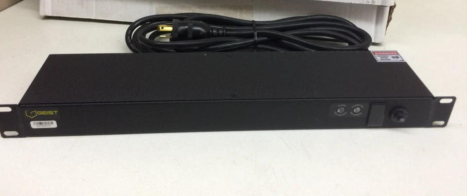 NEW Geist SPTN064-15TL 6-outlet 12A 125V Surge Protector Strip Twist-Lock - Image 2 of 4