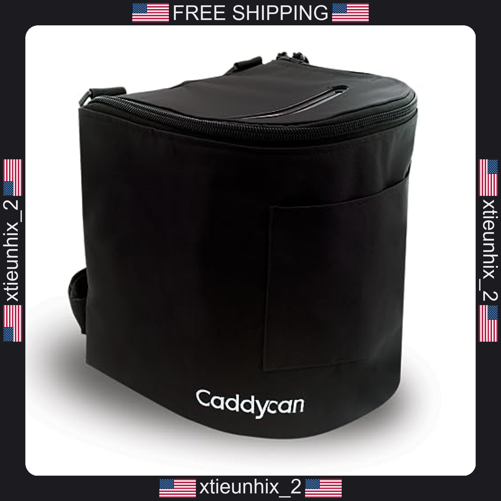 Car Trash Can with Lid, Compact Organizer, Leak-Proof, 11x11x12 Inches