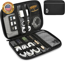 Electronic Organizer Travel Case, All-In-One Portable Cable Organizer Bag for St