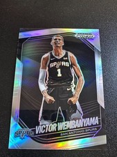 2024-25 Panini prizm black basketball- Victor Wembanyama-silver przim #1-No.2