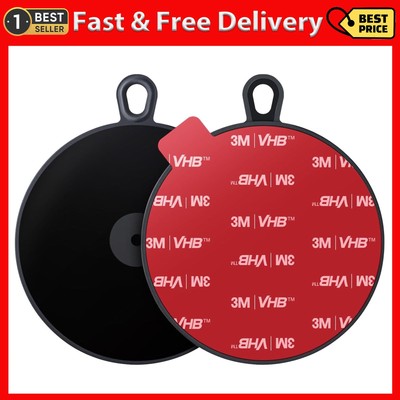 Pop-tech 95mm Dash Suction Cup Mounting Disk: Car Mount Adhesive Dashboard Pad -