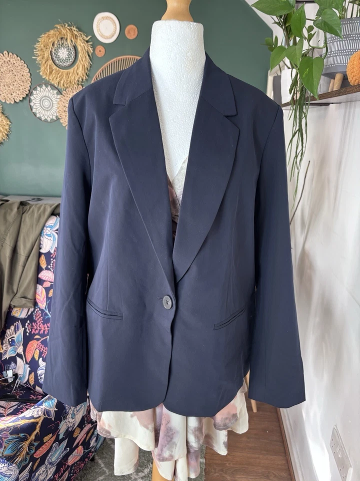 Blazer La Redoute Azul Marino - Reino Unido 20 Muy Buen Estado Foto 2 de 4