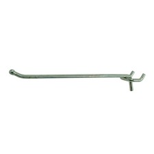 Pegboard Hangrods 6" 25PC, 1/4" Heavy Duty Peg Board Hooks Galvanized Steel New