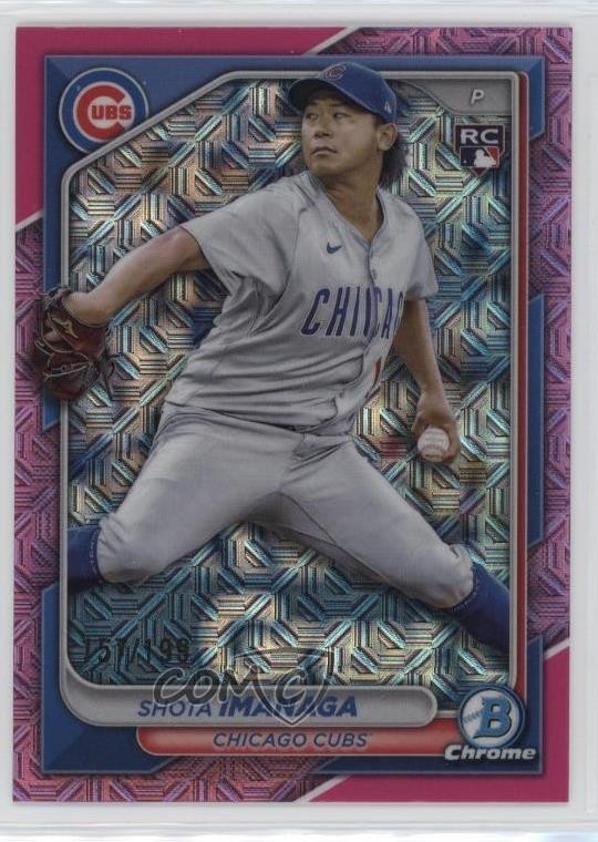 2024 Bowman Chrome Mega Box Pink Mojo Refractor /199 Shota Imanaga #41 1d4b
