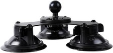 Triple Suction Cup Car Base Mount with 25mm 1" Ball for Ball Phone Mount