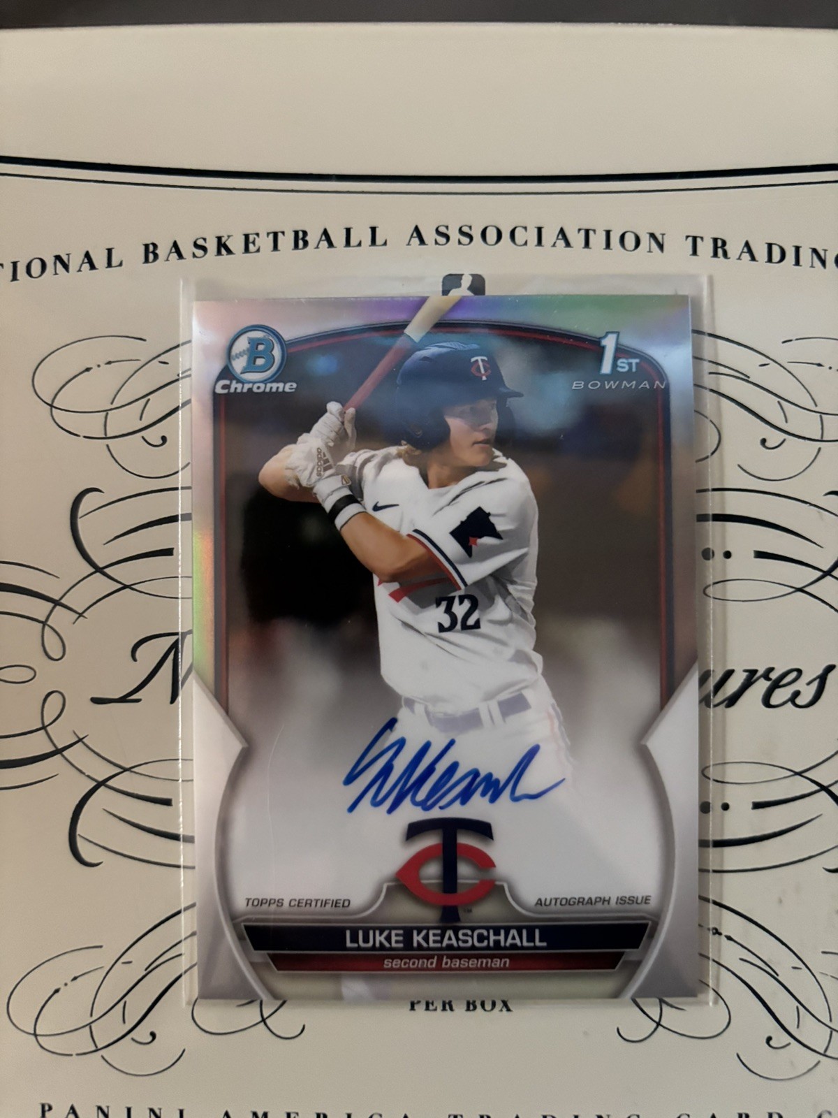 2023 Bowman Draft Luke Keaschall Chrome Auto Refractor 1st #202/499