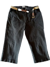 FDJ French Dressing Jeans Women’s 18 Easy Fit Black Cotton Blend Canvas Outdoor