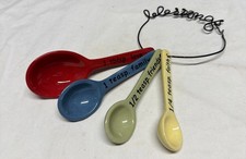 Vtg Blessings Ceramic Measuring Spoons,#N28