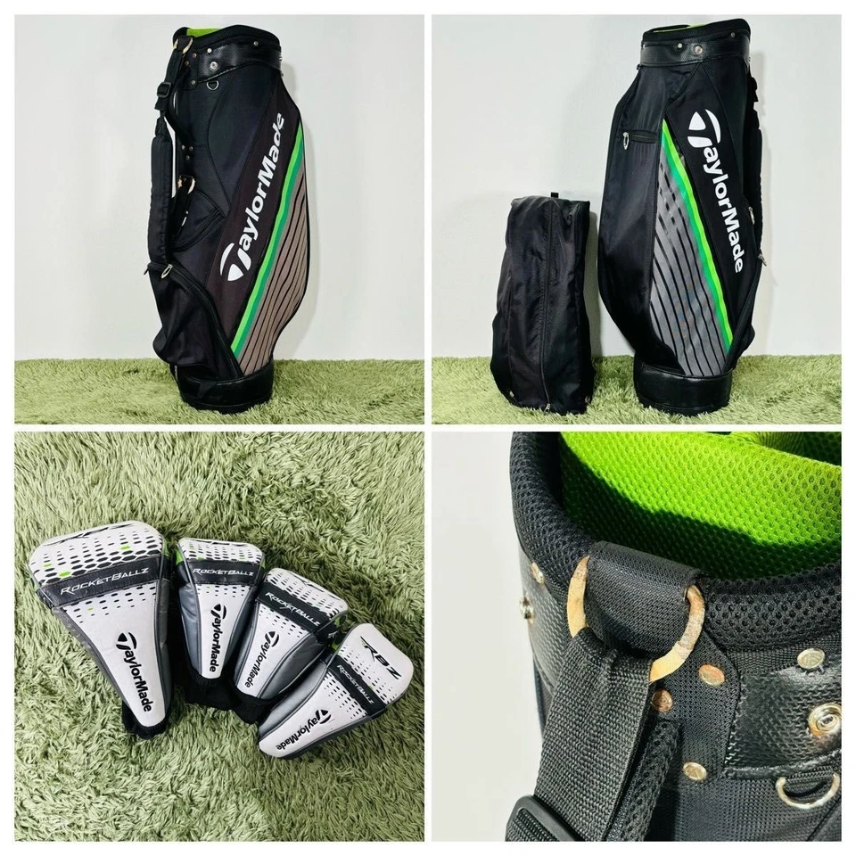 TaylorMade RBZ 13 pezzi set mazze da golf da uomo driver FW UT ferri zeppe borsa putter - Immagine 2 di 4