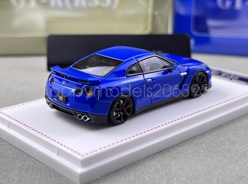FH 1:64 Blue Skyline GTR R35 Racing Sports Diecast Display Collection Auto Modell - Bild 7 von 10