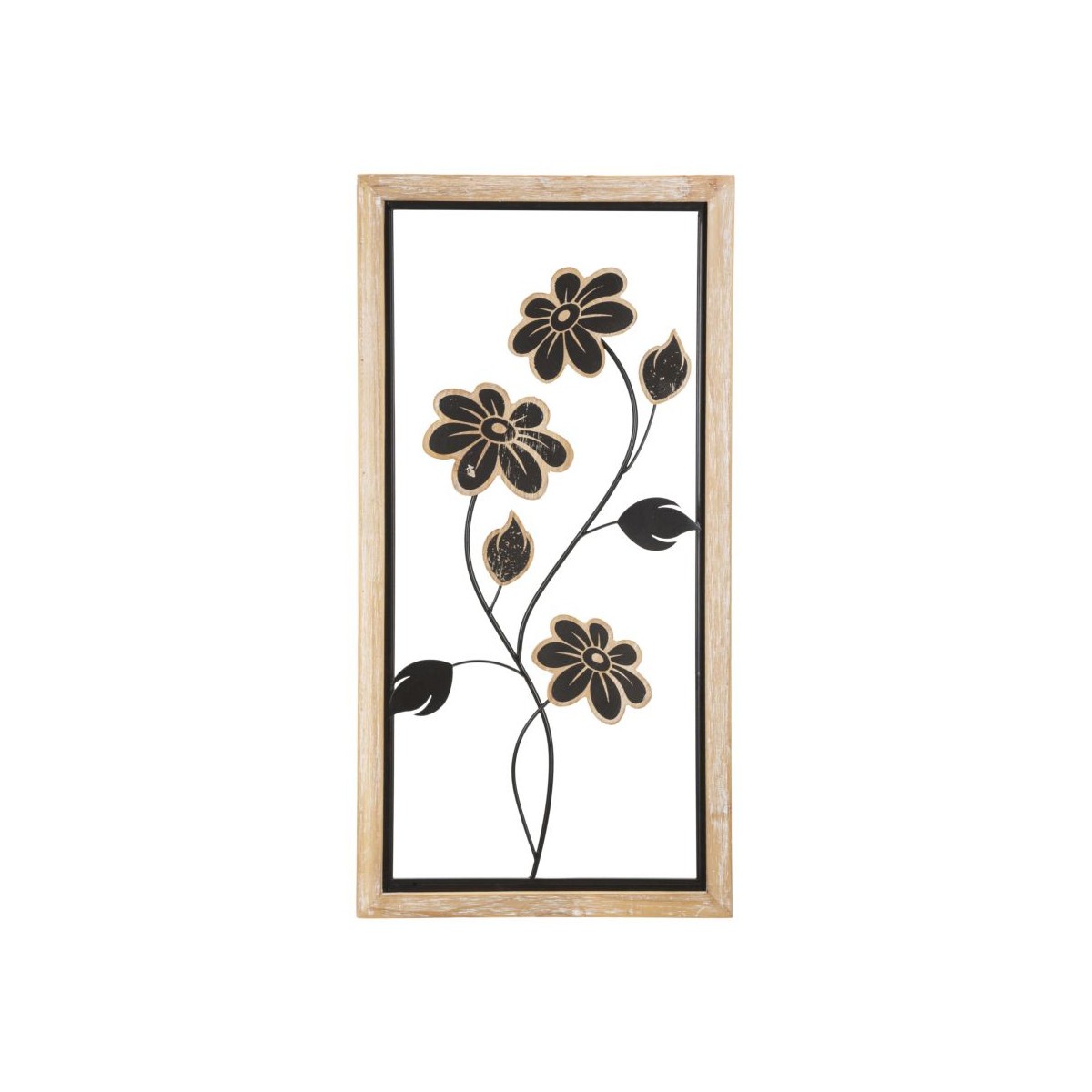 Décoration murale bois Girish 60cm pour habiller un mur blanc et réchauffer la pièce