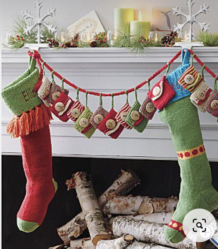 Garnet Hill Tiny Packages Wool Advent Calendar 78” | eBay