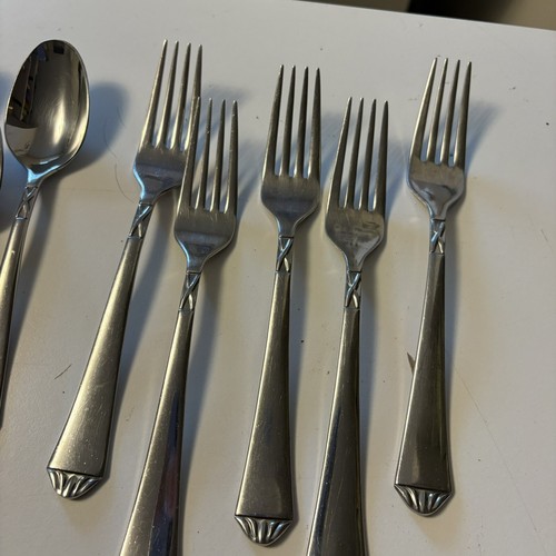 56 Pieces Lot Lenox British Colonial Stainless Flatware Some Still In Plastic - Picture 12 of 21