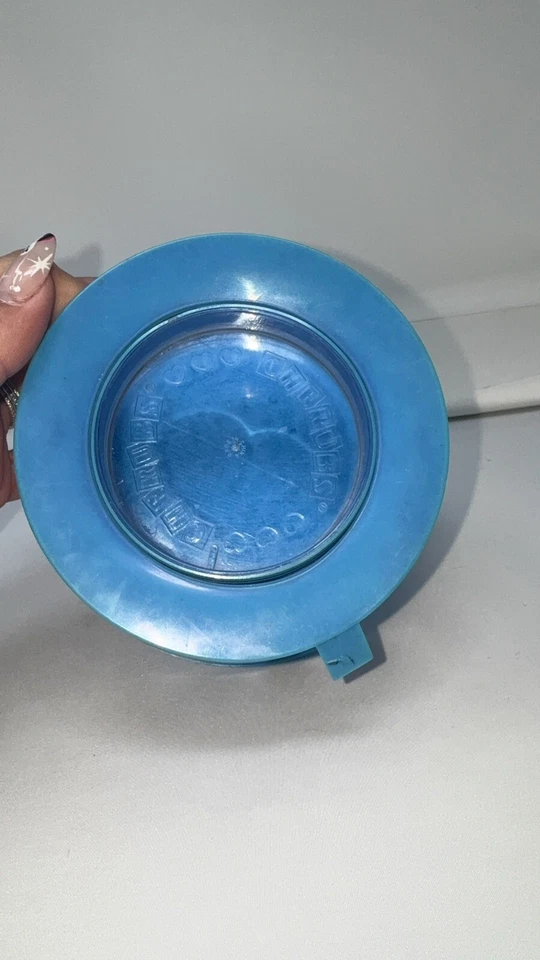 Cuenco de alimentación para niños Playtex querubines con base de succión y tapa de almacenamiento de colección 1993 Foto 3 de 3