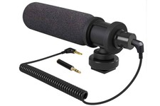 Prosound On Camera Microphone, Shotgun Condenser Mic - 3.5mm Jack & Shoe Mount