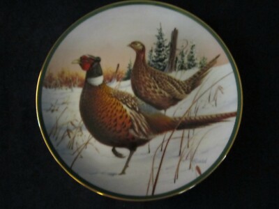 RING-NECKED PHEASANT collector plate JIM KILLEN North American Game Birds