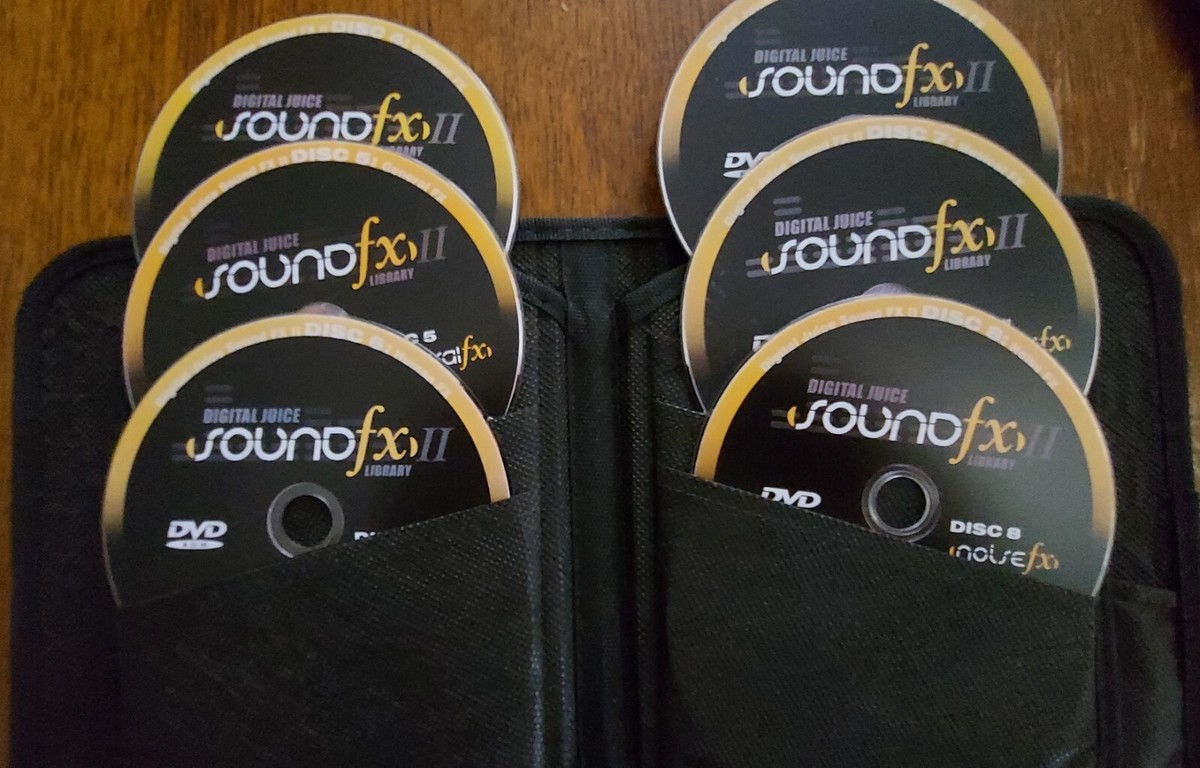 DIGITAL JUICE SOUND FX LIBRARY II COMPLETE EDITING SOFTWARE (12