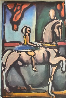 Georges ROUAULT 'The Circus of the Falling Star Equestrienne' Signed Lithograph 