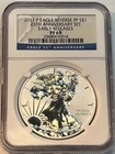 2011 P Reverse Proof American Silver Eagle 25th Anniversary Set NGC PF69 ER