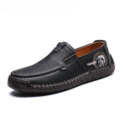 Men's Casual Shoes Comfortable Slip on Loafers Fashion Handmade Outdoor Sneakers