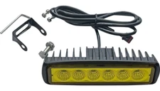 Custom Dynamics Yellow LED Light Bar - Harley Dyna Sportster FXR Softail Driving