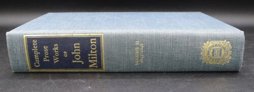COMPLETE PROSE WORKS OF JOHN MILTON VOLUME 2 1959, 1ST ED HC/DJ VERY GOOD PLUS - Picture 10 of 23