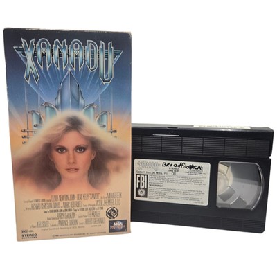 Xanadu VHS Tape Movie 1980s Sci Fi Musical Olivia Newton John Gene Kelly