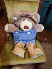 Vintage 1985 Dudley Furskins Bear Plush 22 Clean Good Condition