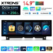14.9" Xtrons Android 14 Car Stereo 8+256G GPS LTE Sat Nav For BMW 7 Series F01 F02 CIC