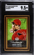 2018 Diamond Kings SHOHEI OHTANI ROOKIE Portraits Insert SGC 9.5 MINT+ (2)