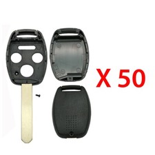 Remote Key Fob Case Shell Compatible With Honda Non Chip Holder Ho01 50 Pack